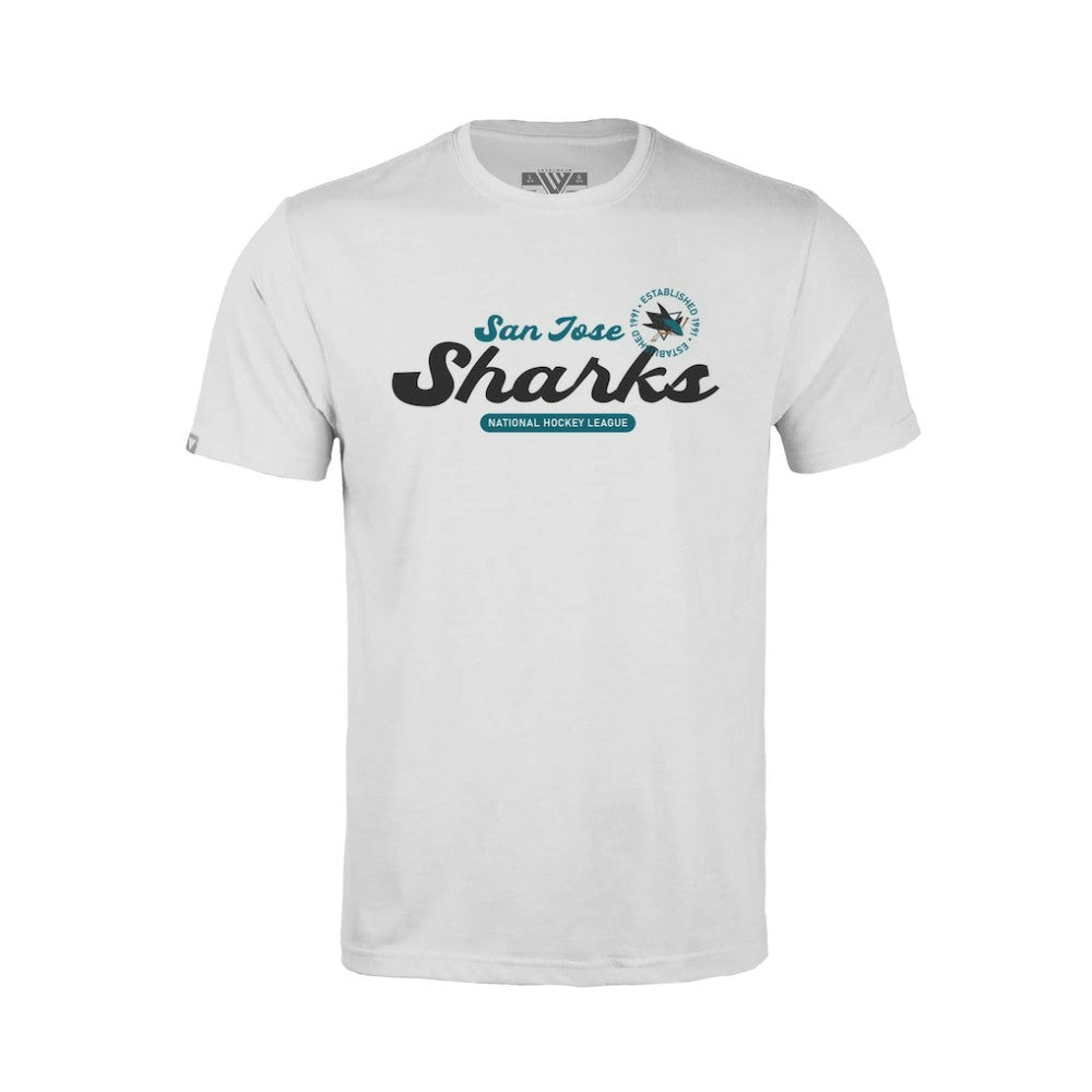 San Jose Sharks Levelwear Youth Little Richmond Monument T-Shirt For Sale