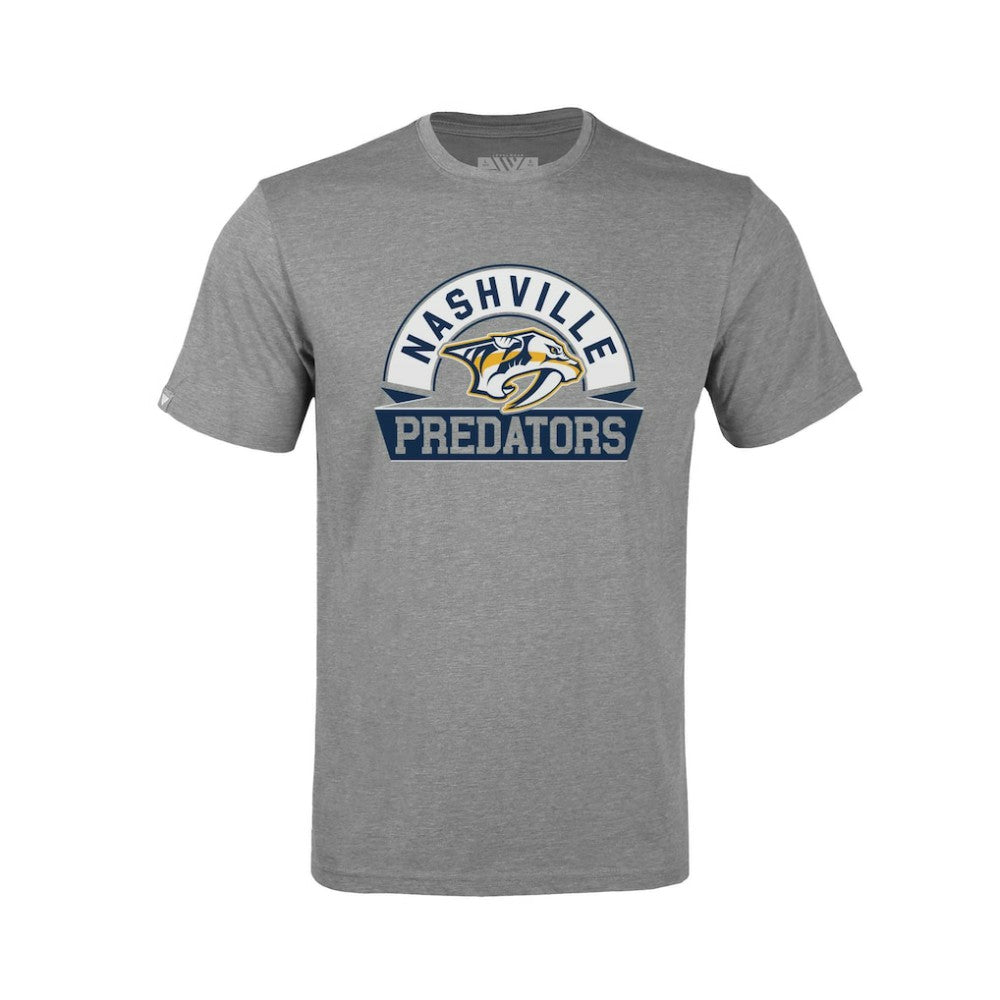 Nashville Predators Levelwear Youth Little Richmond Banner Arch T-Shirt On Sale