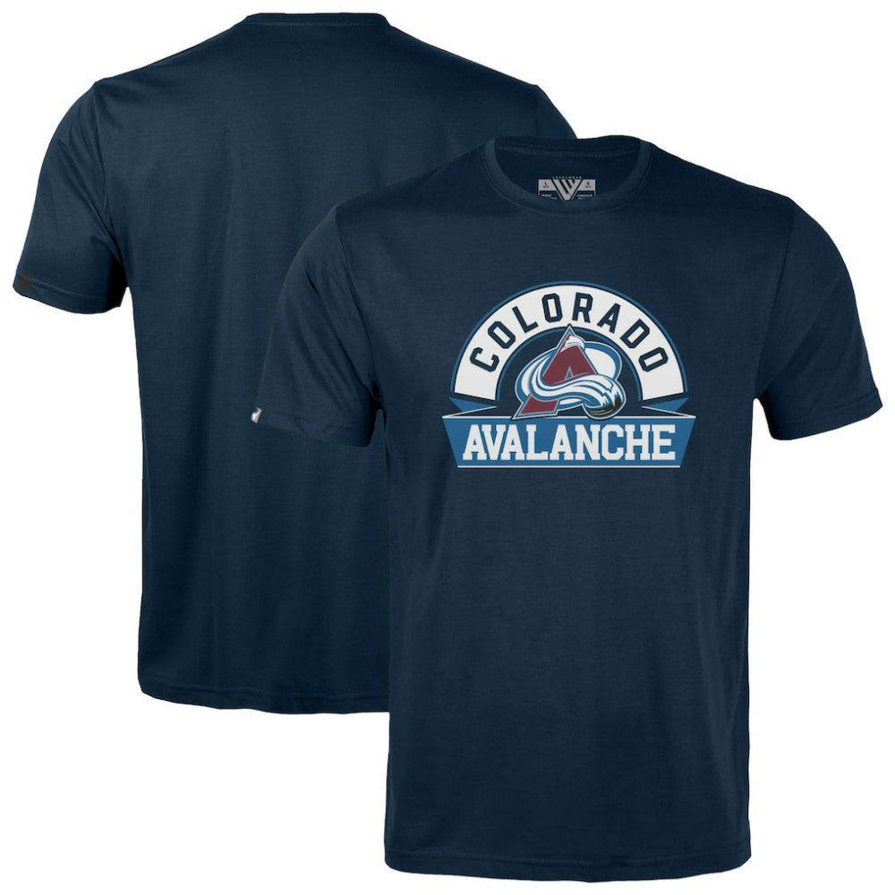 Colorado Avalanche Levelwear Youth Little Richmond Banner Arch T-Shirt For Sale