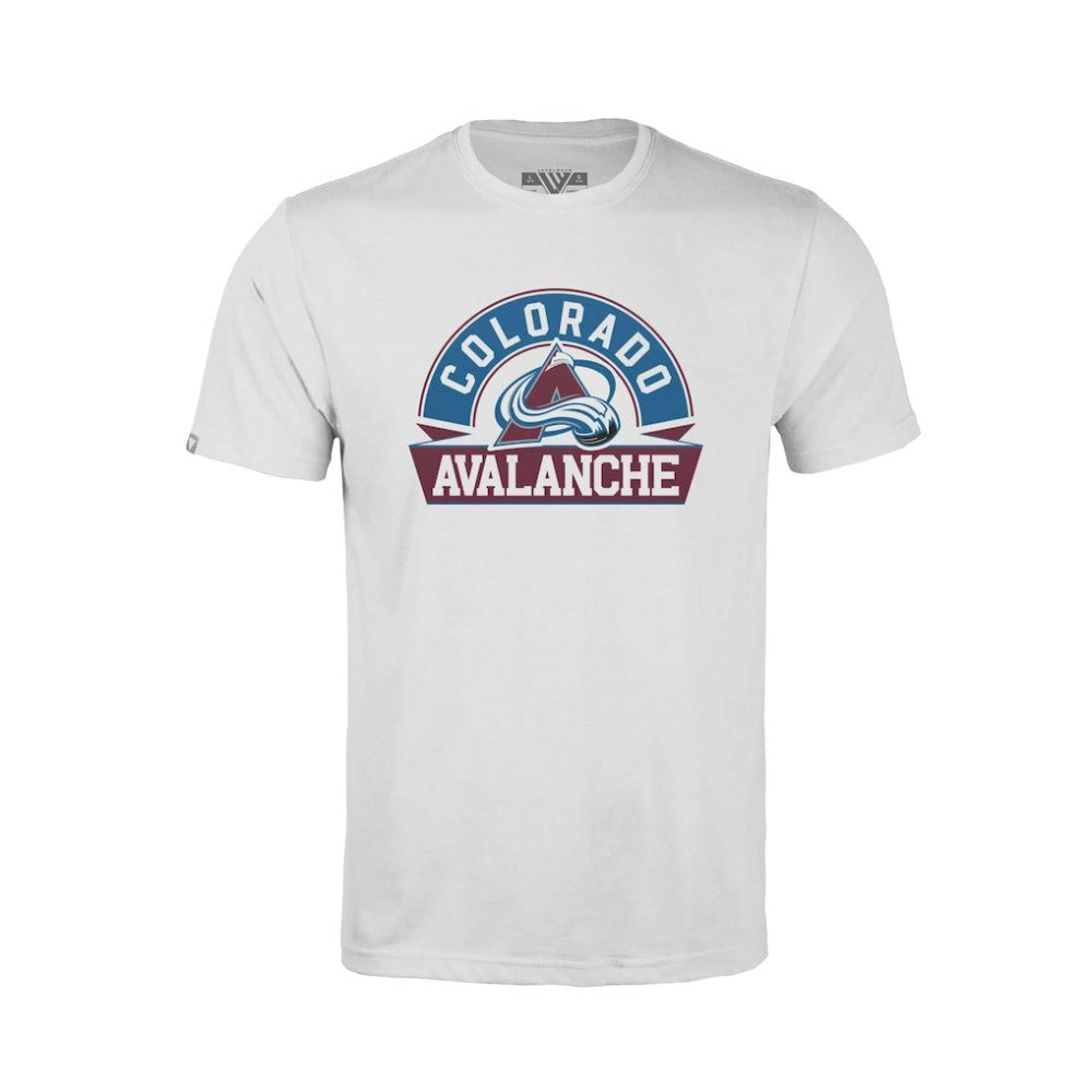 Colorado Avalanche Levelwear Youth Little Richmond Banner Arch T-Shirt Online