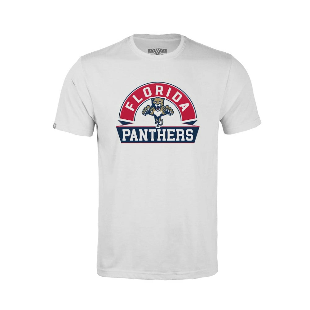 Florida Panthers Levelwear Youth Little Richmond Banner Arch T-Shirt For Sale