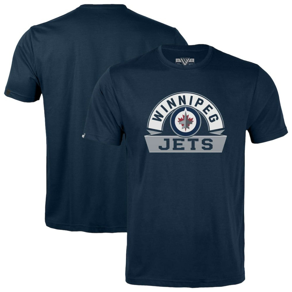 Winnipeg Jets Levelwear Youth Little Richmond Banner Arch T-Shirt For Sale