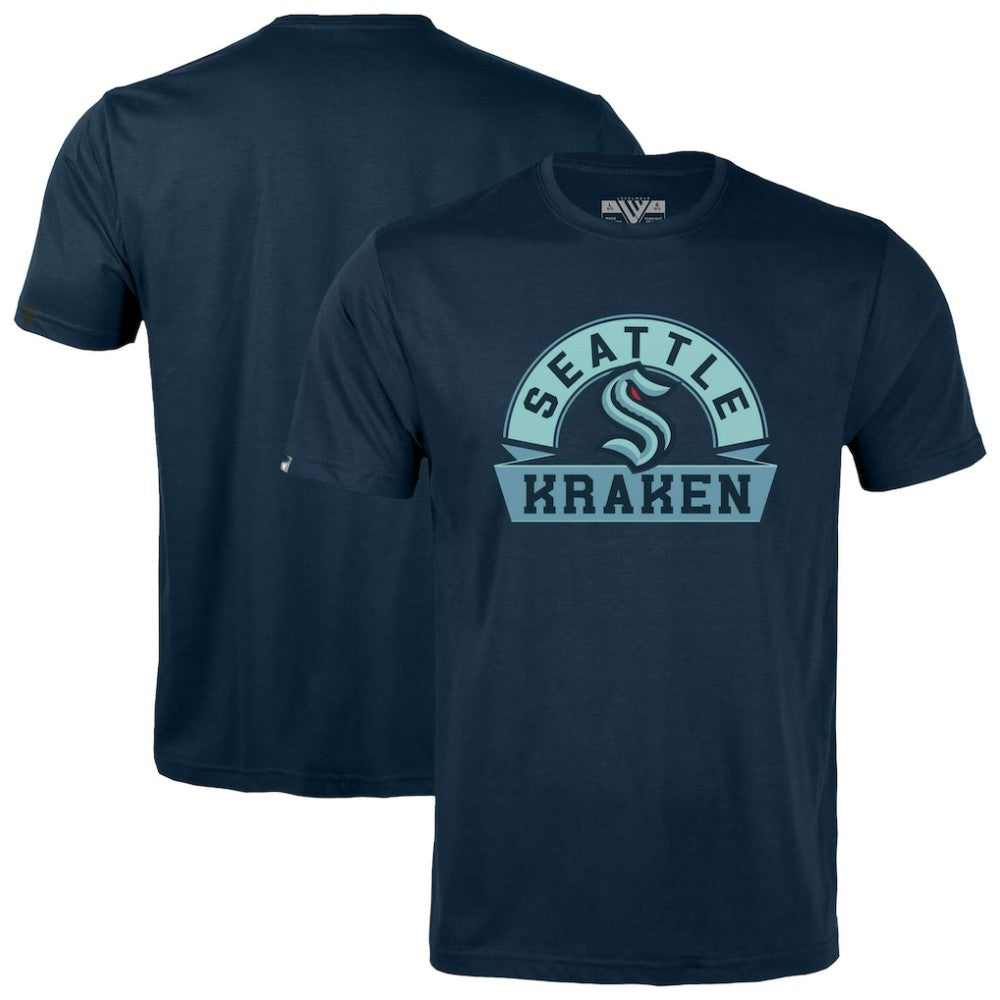 Seattle Kraken Levelwear Youth Little Richmond Banner Arch T-Shirt Outlet