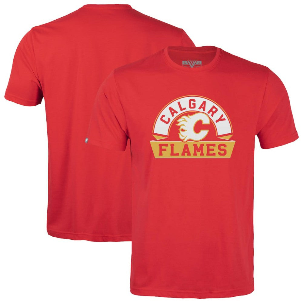 Calgary Flames Levelwear Youth Little Richmond Banner Arch T-Shirt Online