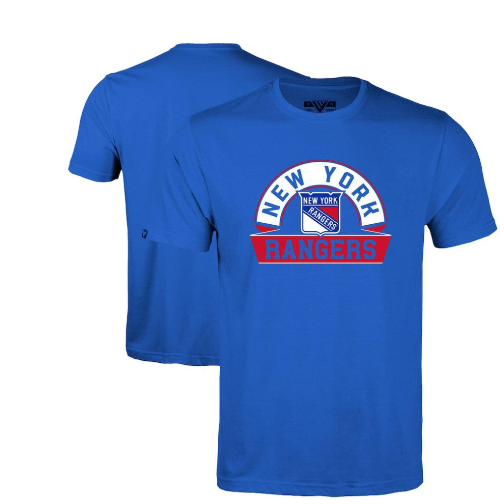New York Rangers Levelwear Youth Little Richmond Banner Arch T-Shirt Discount