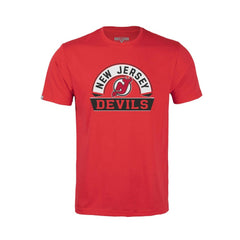 New Jersey Devils Levelwear Youth Little Richmond Banner Arch T-Shirt Discount