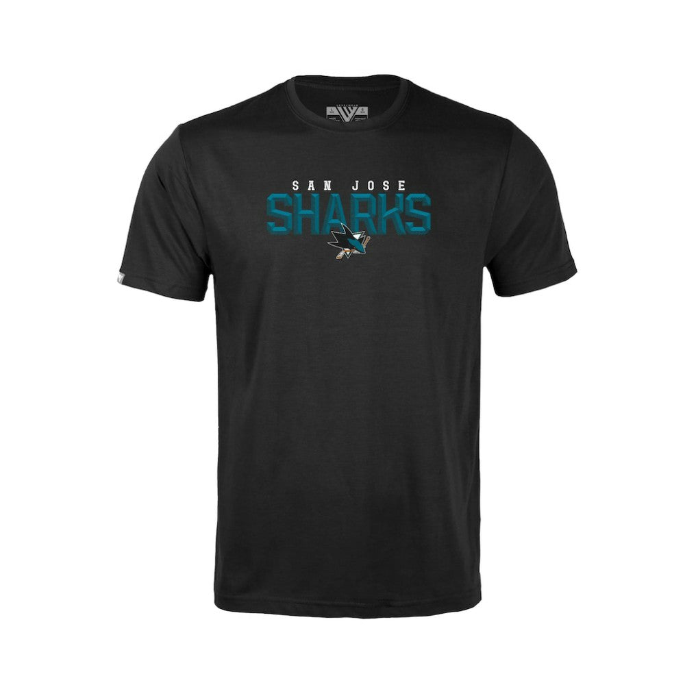 San Jose Sharks Levelwear Youth Little Richmond Carve T-Shirt Discount