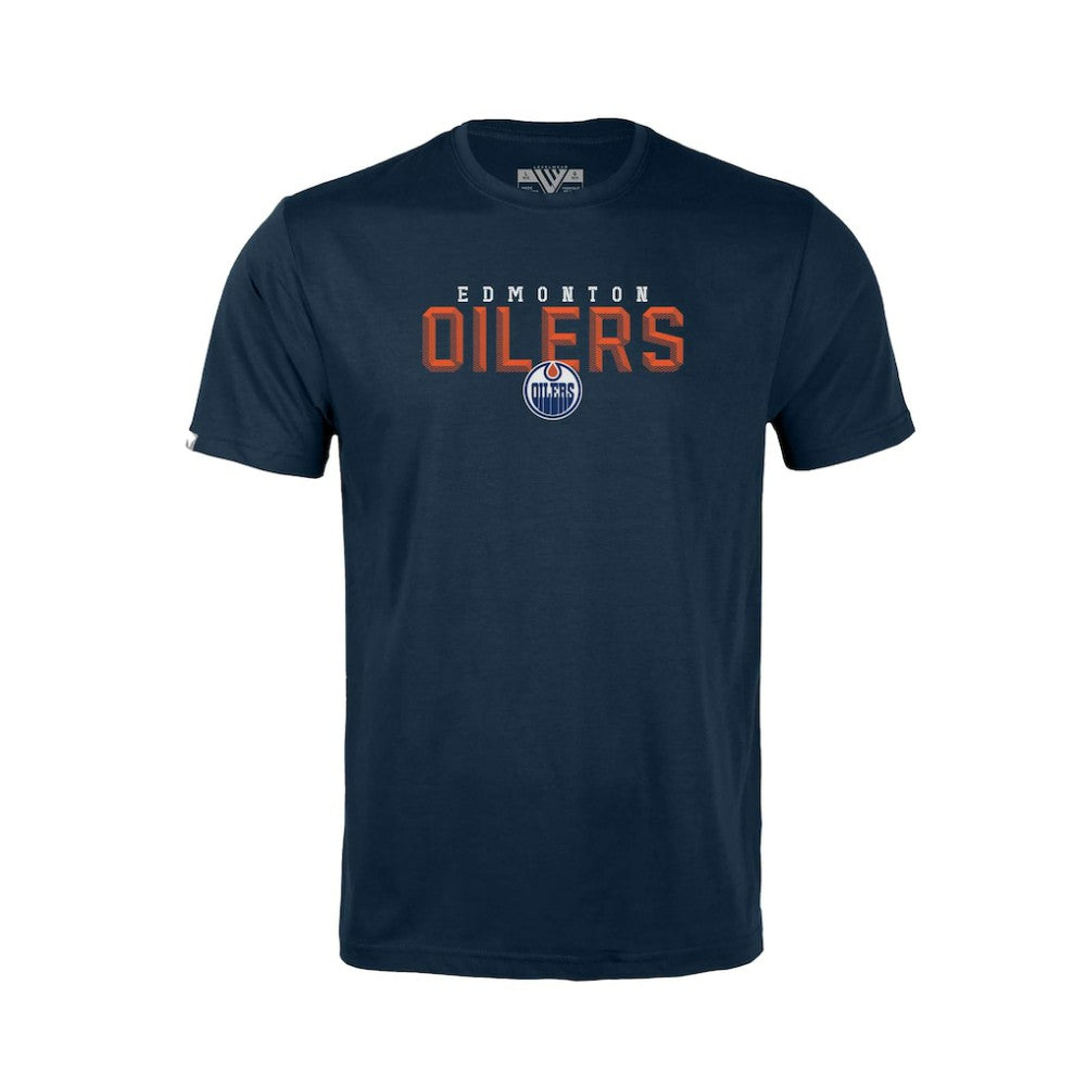 Edmonton Oilers Levelwear Youth Little Richmond Carve T-Shirt For Sale