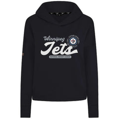Winnipeg Jets Levelwear Women's Sweet Monument Tri-Blend Cropped Pullover Hoodie Outlet