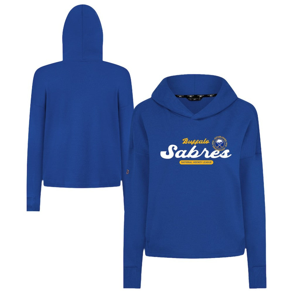 Buffalo Sabres Levelwear Women's Sweet Monument Tri-Blend Cropped Pullover Hoodie Online