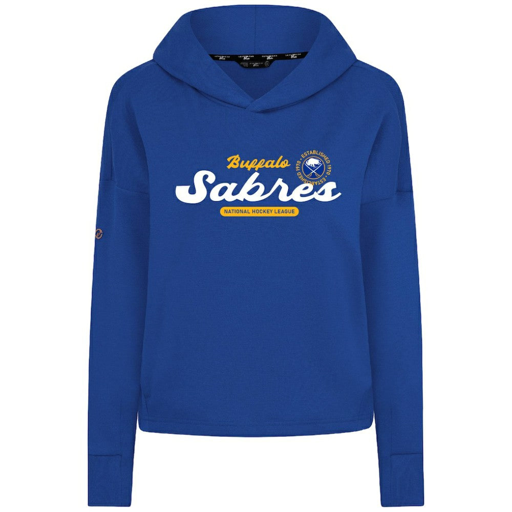 Buffalo Sabres Levelwear Women's Sweet Monument Tri-Blend Cropped Pullover Hoodie Online