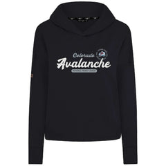Colorado Avalanche Levelwear Women's Sweet Monument Tri-Blend Cropped Pullover Hoodie Online