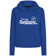 Tampa Bay Lightning Levelwear Women's Sweet Monument Tri-Blend Cropped Pullover Hoodie Online