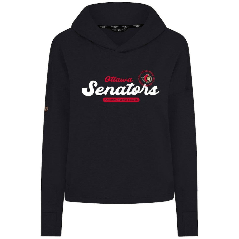 Ottawa Senators Levelwear Women's Sweet Monument Tri-Blend Cropped Pullover Hoodie Discount