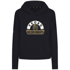 Vegas Golden Knights Levelwear Women's Sweet Banner Arch Tri-Blend Cropped Pullover Hoodie Sale