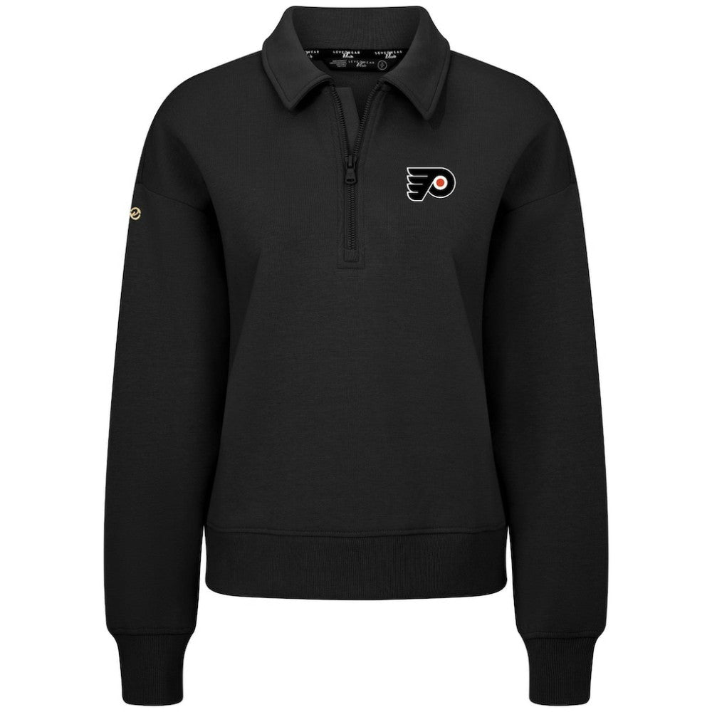 Philadelphia Flyers Levelwear Women's Canmore Quarter-Zip Pullover Discount