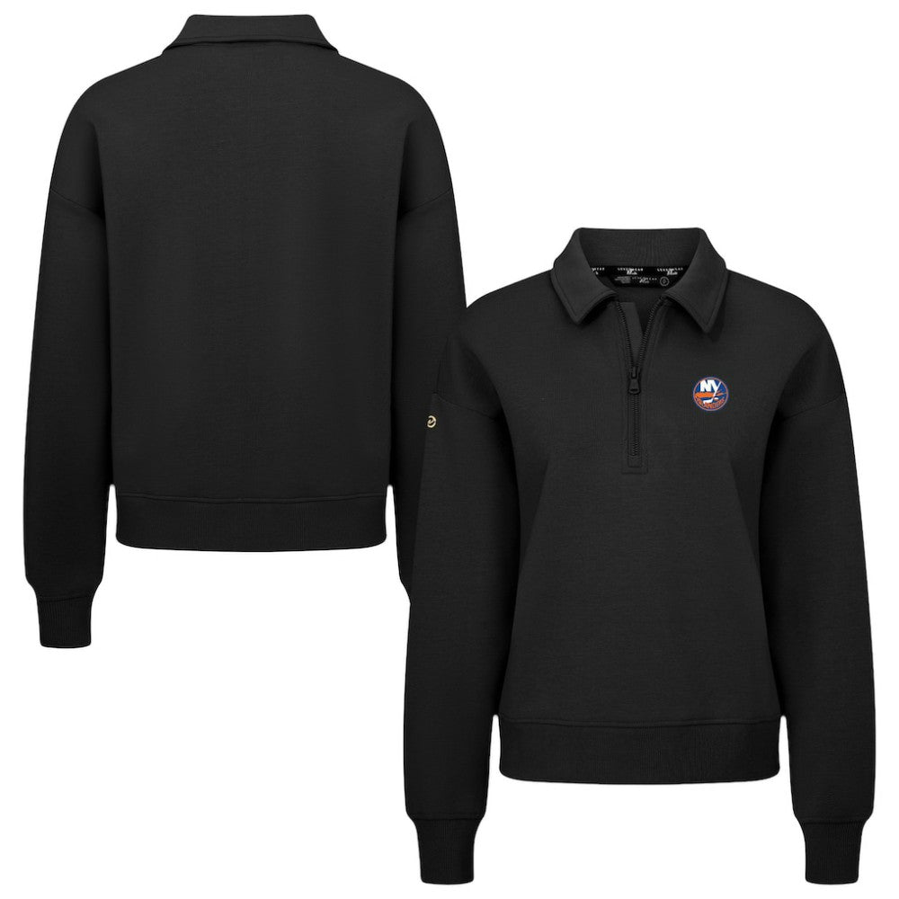 New York Islanders Levelwear Women's Canmore Quarter-Zip Pullover Discount