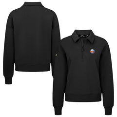 New York Islanders Levelwear Women's Canmore Quarter-Zip Pullover Discount