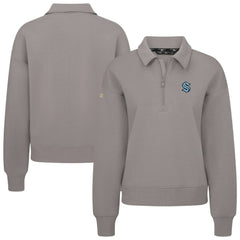 Seattle Kraken Levelwear Women's Canmore Quarter-Zip Pullover Outlet