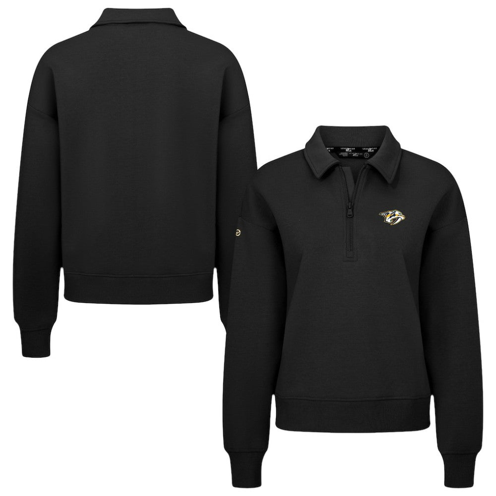 Nashville Predators Levelwear Women's Canmore Quarter-Zip Pullover For Sale