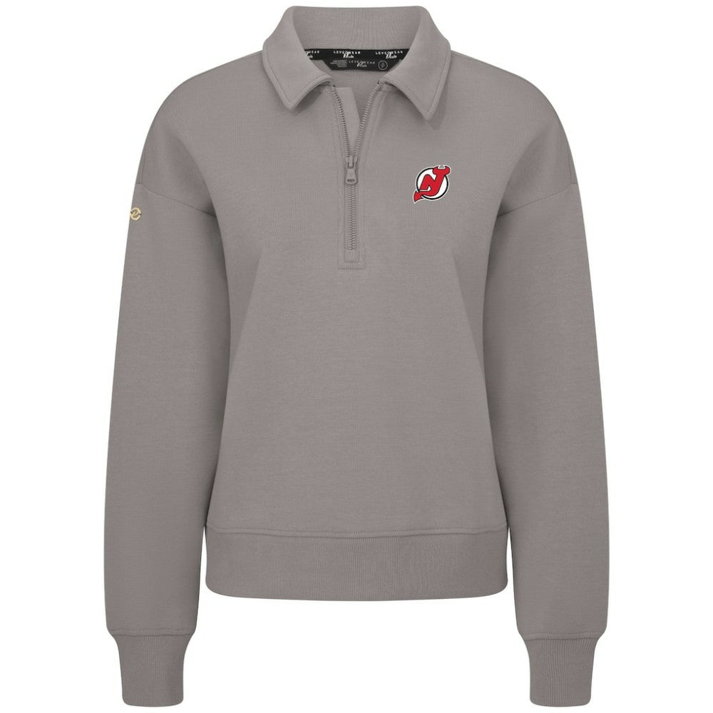 New Jersey Devils Levelwear Women's Canmore Quarter-Zip Pullover Discount
