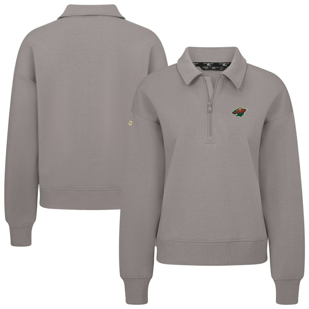 Minnesota Wild Levelwear Women's Canmore Quarter-Zip Pullover For Sale