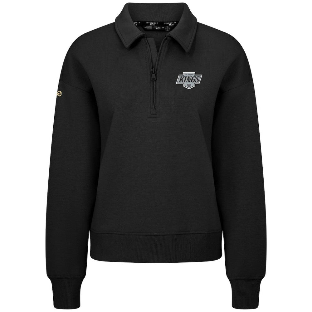 Los Angeles Kings Levelwear Women's Canmore Quarter-Zip Pullover On Sale