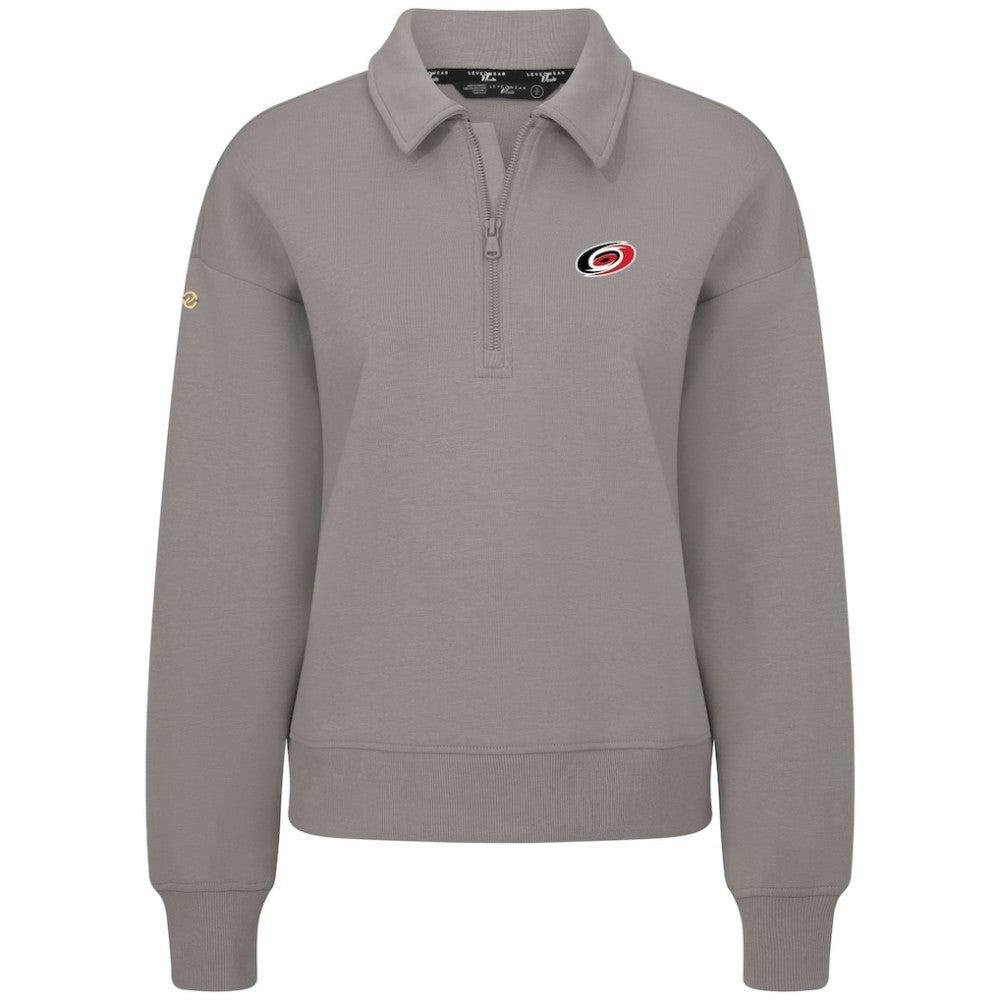 Carolina Hurricanes Levelwear Women's Canmore Quarter-Zip Pullover For Sale