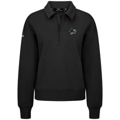 San Jose Sharks Levelwear Women's Canmore Quarter-Zip Pullover Sale