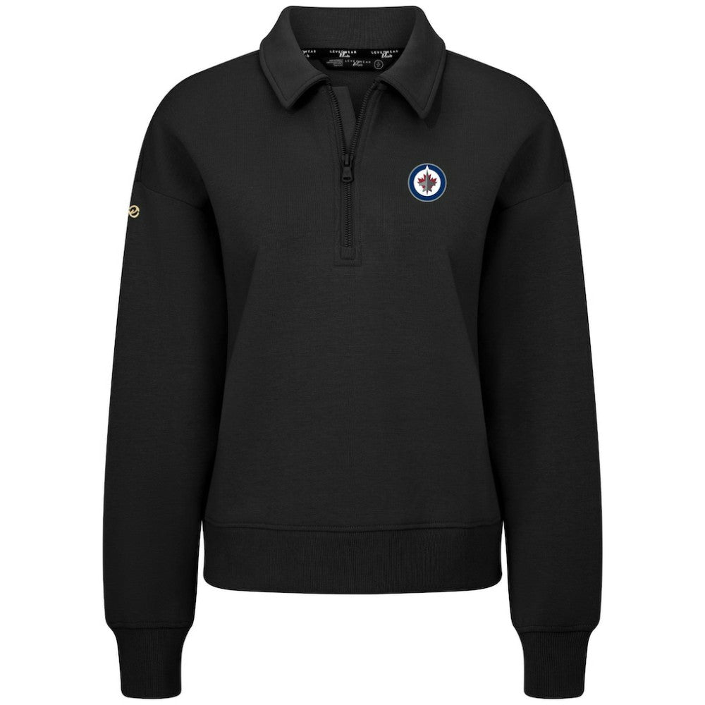 Winnipeg Jets Levelwear Women's Canmore Quarter-Zip Pullover Outlet