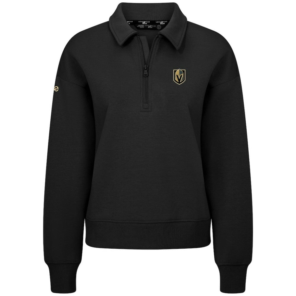 Vegas Golden Knights Levelwear Women's Canmore Quarter-Zip Pullover On Sale