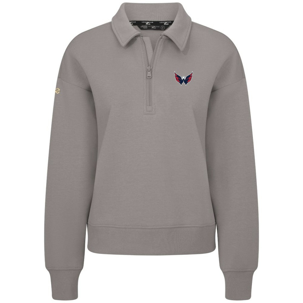 Washington Capitals Levelwear Women's Canmore Quarter-Zip Pullover Online