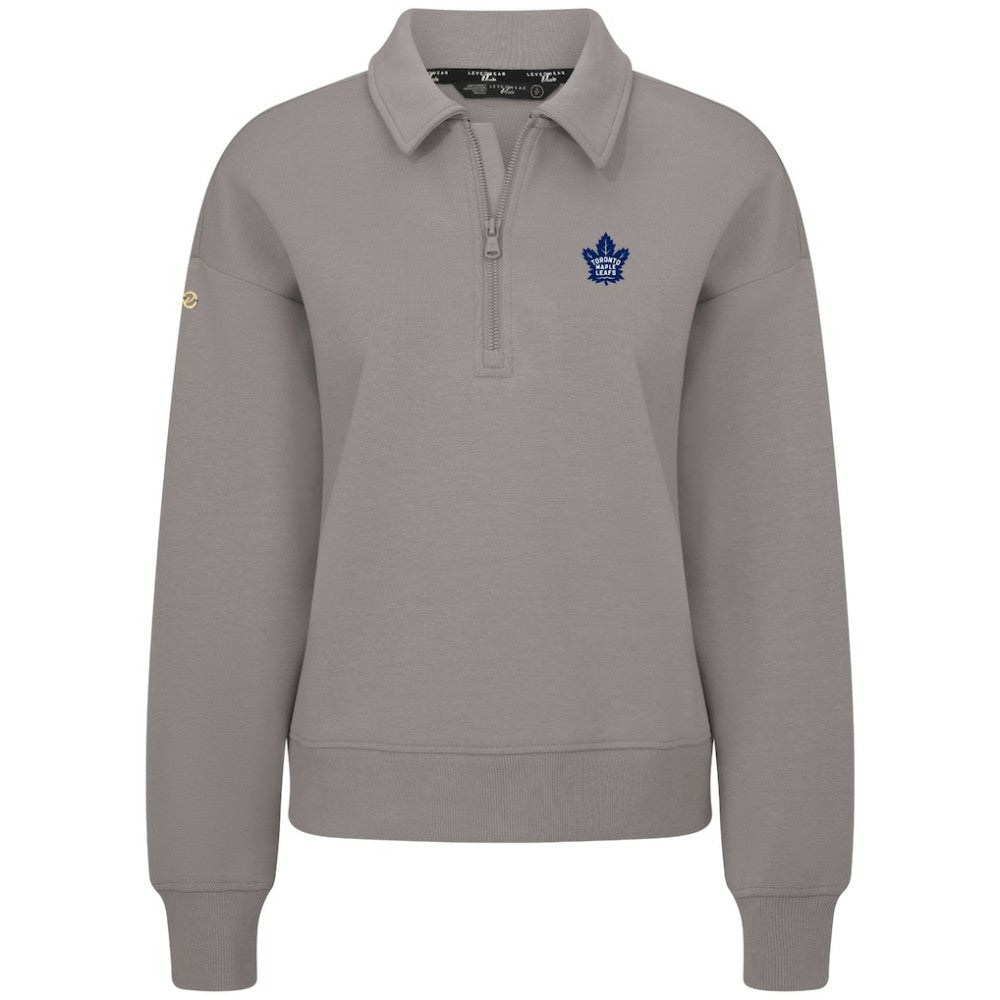 Toronto Maple Leafs Levelwear Women's Canmore Quarter-Zip Pullover Sale