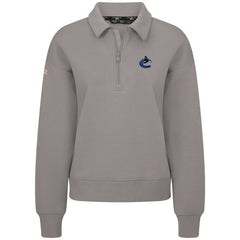 Vancouver Canucks Levelwear Women's Canmore Quarter-Zip Pullover On Sale