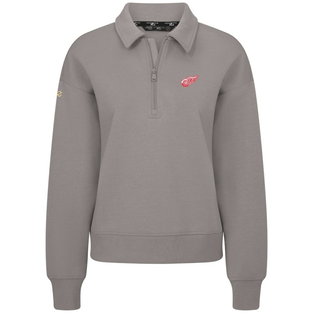 Detroit Red Wings Levelwear Women's Canmore Quarter-Zip Pullover For Sale