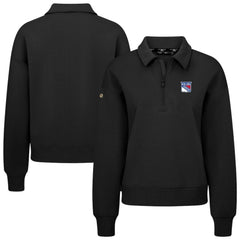 New York Rangers Levelwear Women's Canmore Quarter-Zip Pullover Discount