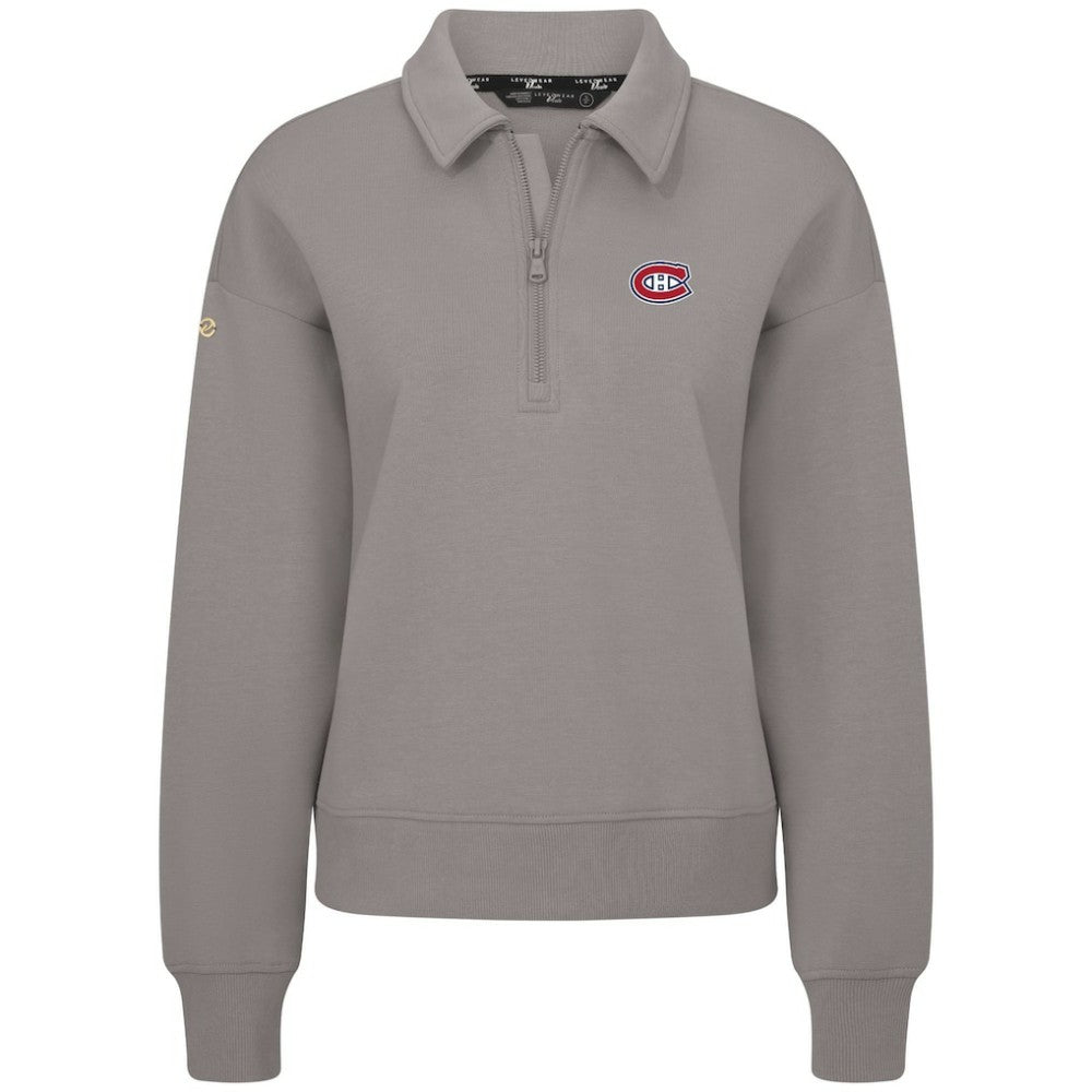 Montreal Canadiens Levelwear Women's Canmore Quarter-Zip Pullover Discount