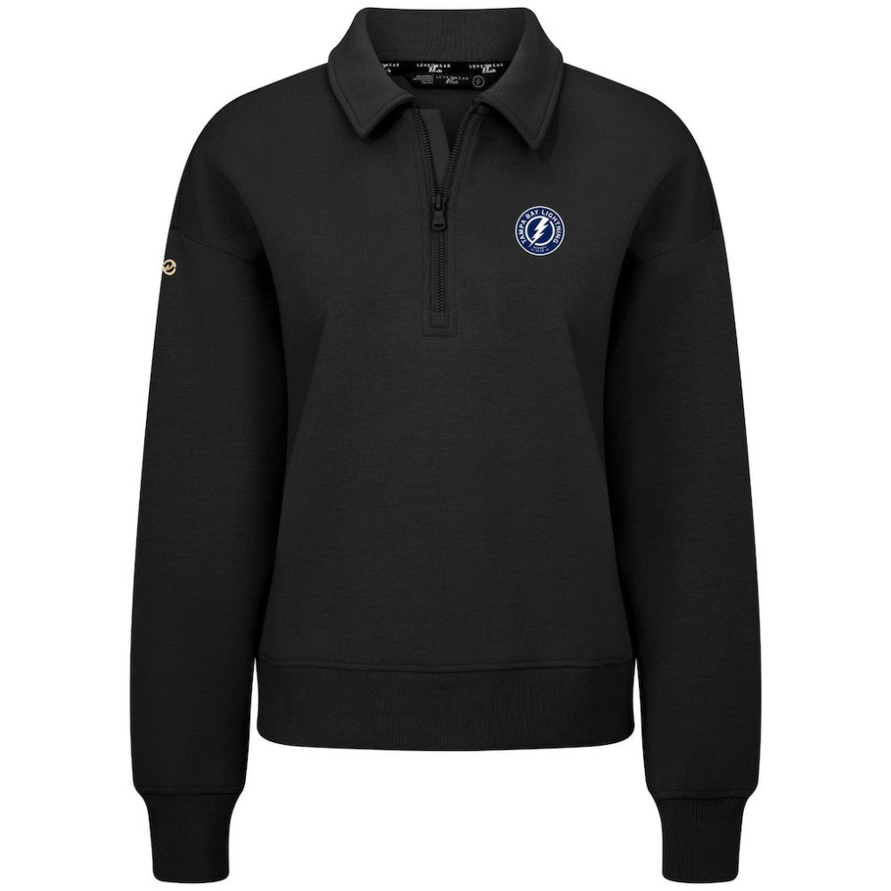Tampa Bay Lightning Levelwear Women's Canmore Quarter-Zip Pullover Outlet
