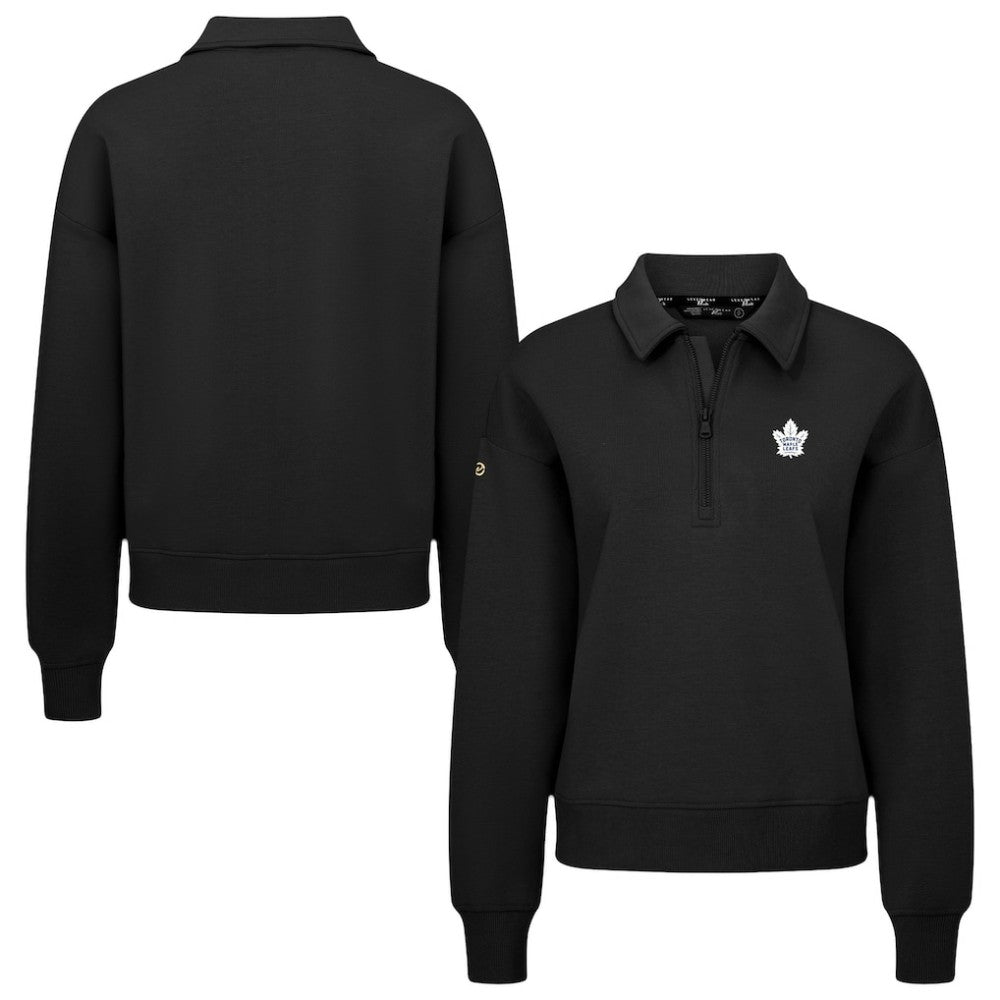 Toronto Maple Leafs Levelwear Women's Canmore Quarter-Zip Pullover For Sale