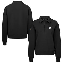 Toronto Maple Leafs Levelwear Women's Canmore Quarter-Zip Pullover For Sale