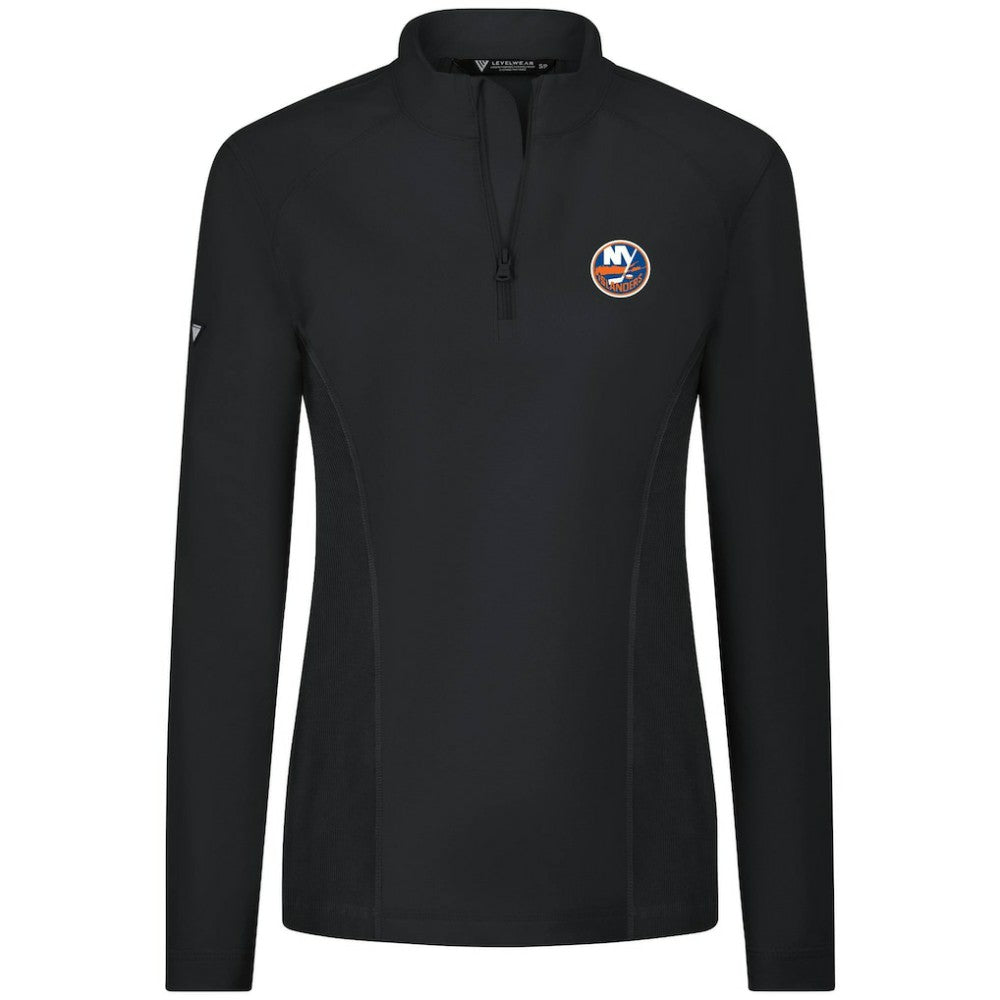 New York Islanders Levelwear Women's Upright Quarter-Zip Pullover On Sale
