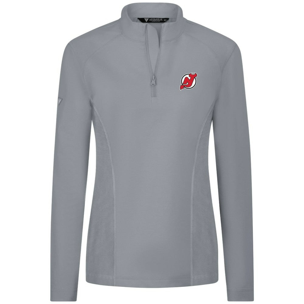 New Jersey Devils Levelwear Women's Upright Quarter-Zip Pullover On Sale