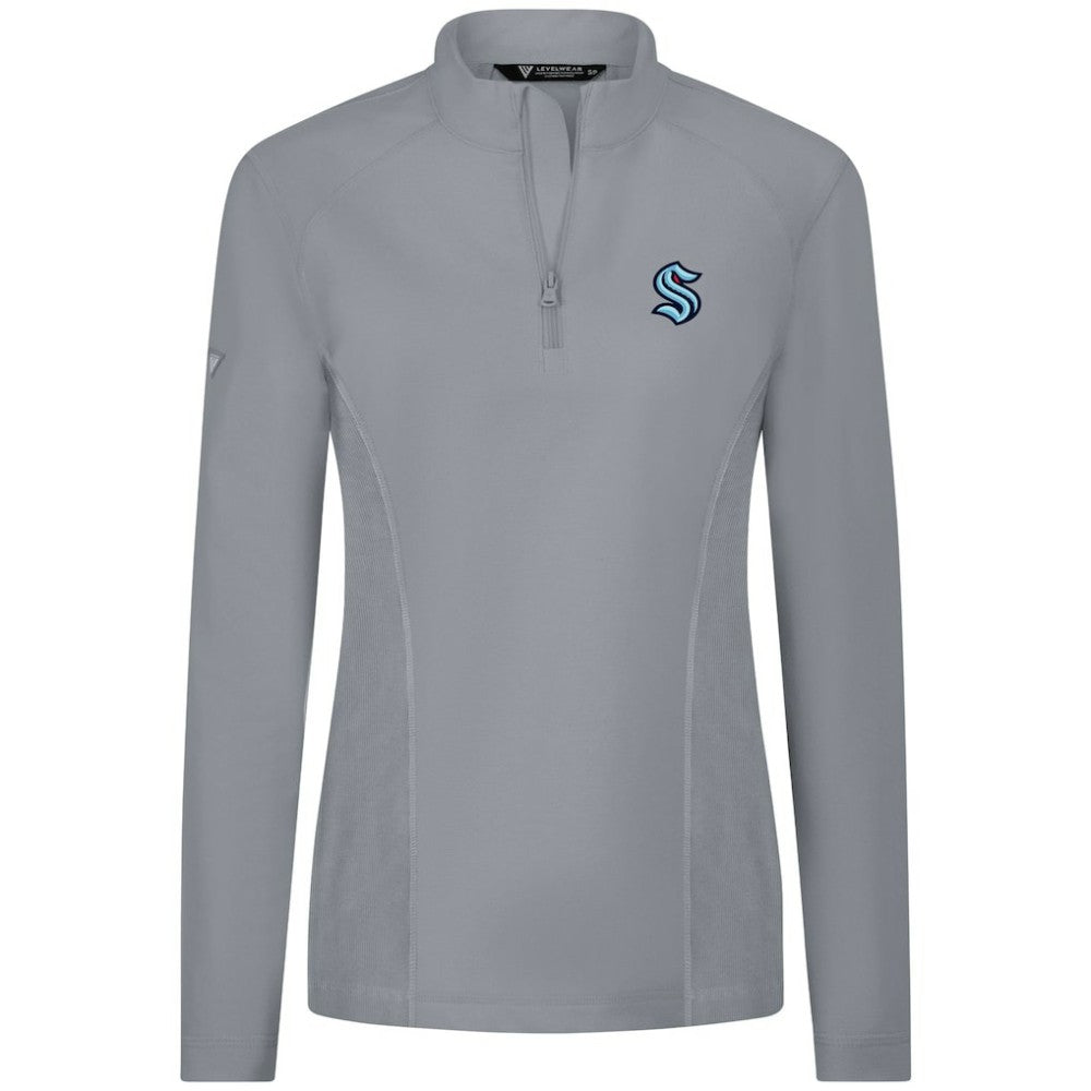 Seattle Kraken Levelwear Women's Upright Quarter-Zip Pullover Online