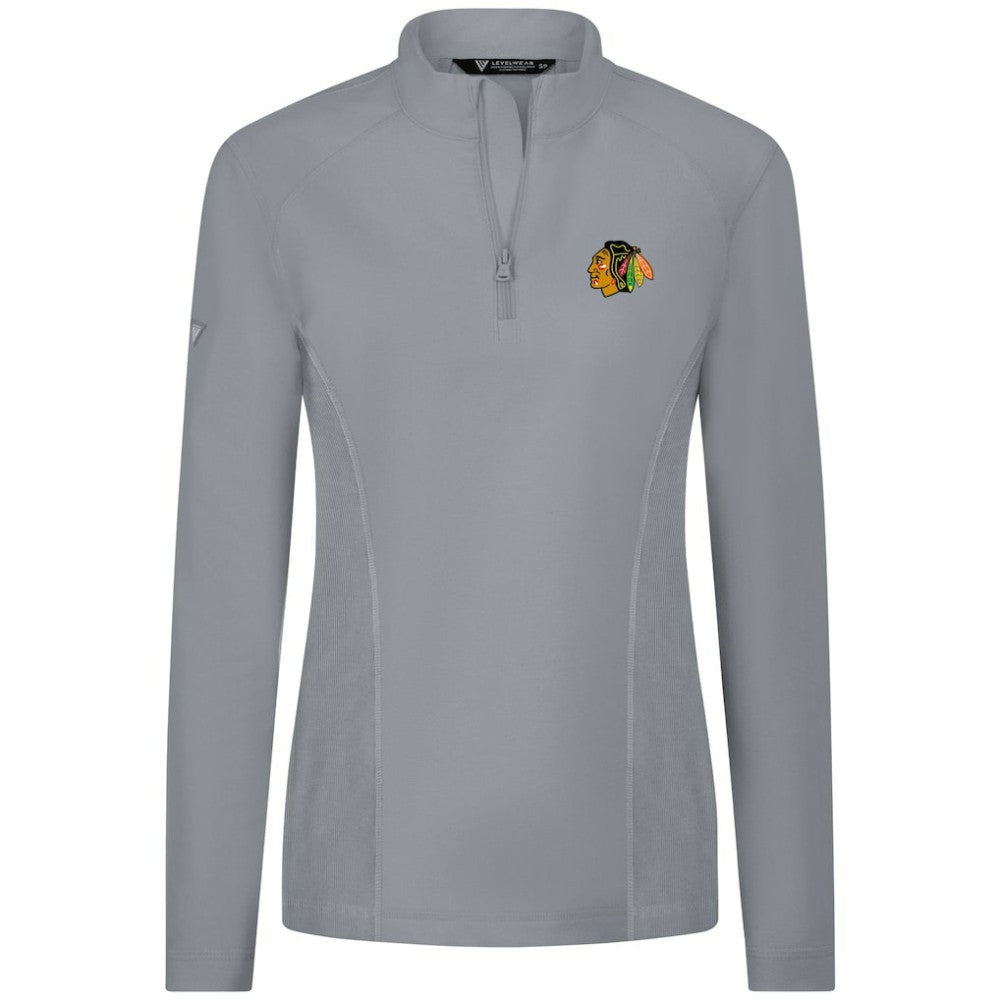 Chicago Blackhawks Levelwear Women's Upright Quarter-Zip Pullover Online