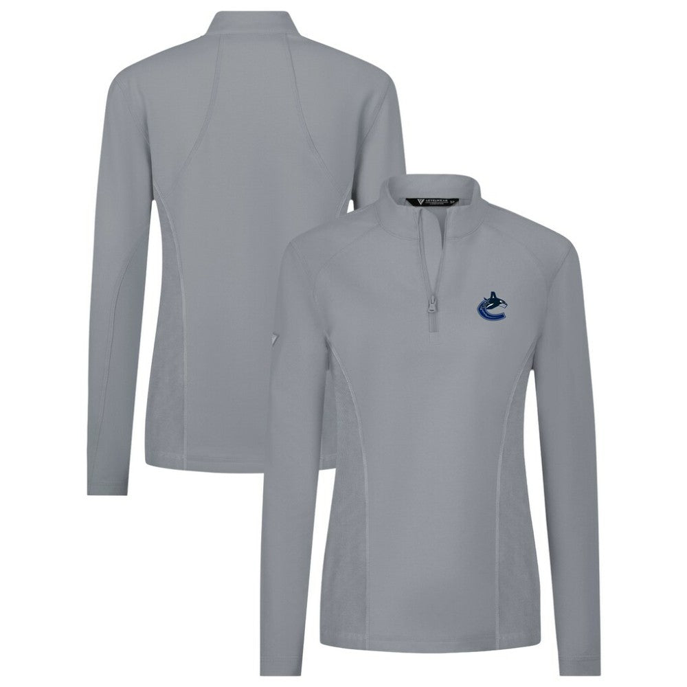 Vancouver Canucks Levelwear Women's Upright Quarter-Zip Pullover Outlet