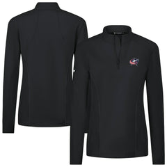 Columbus Blue Jackets Levelwear Women's Upright Quarter-Zip Pullover On Sale
