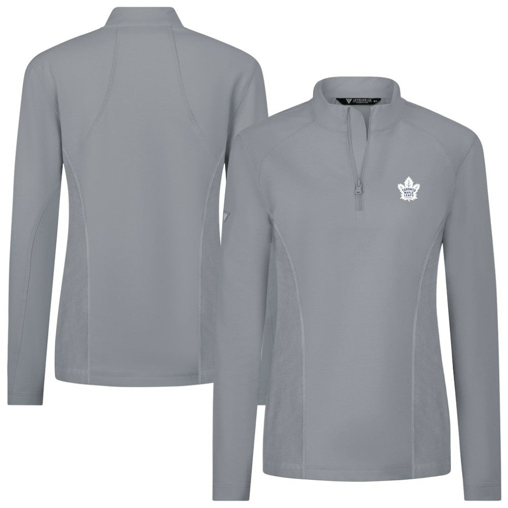 Toronto Maple Leafs Levelwear Women's Upright Quarter-Zip Pullover For Sale