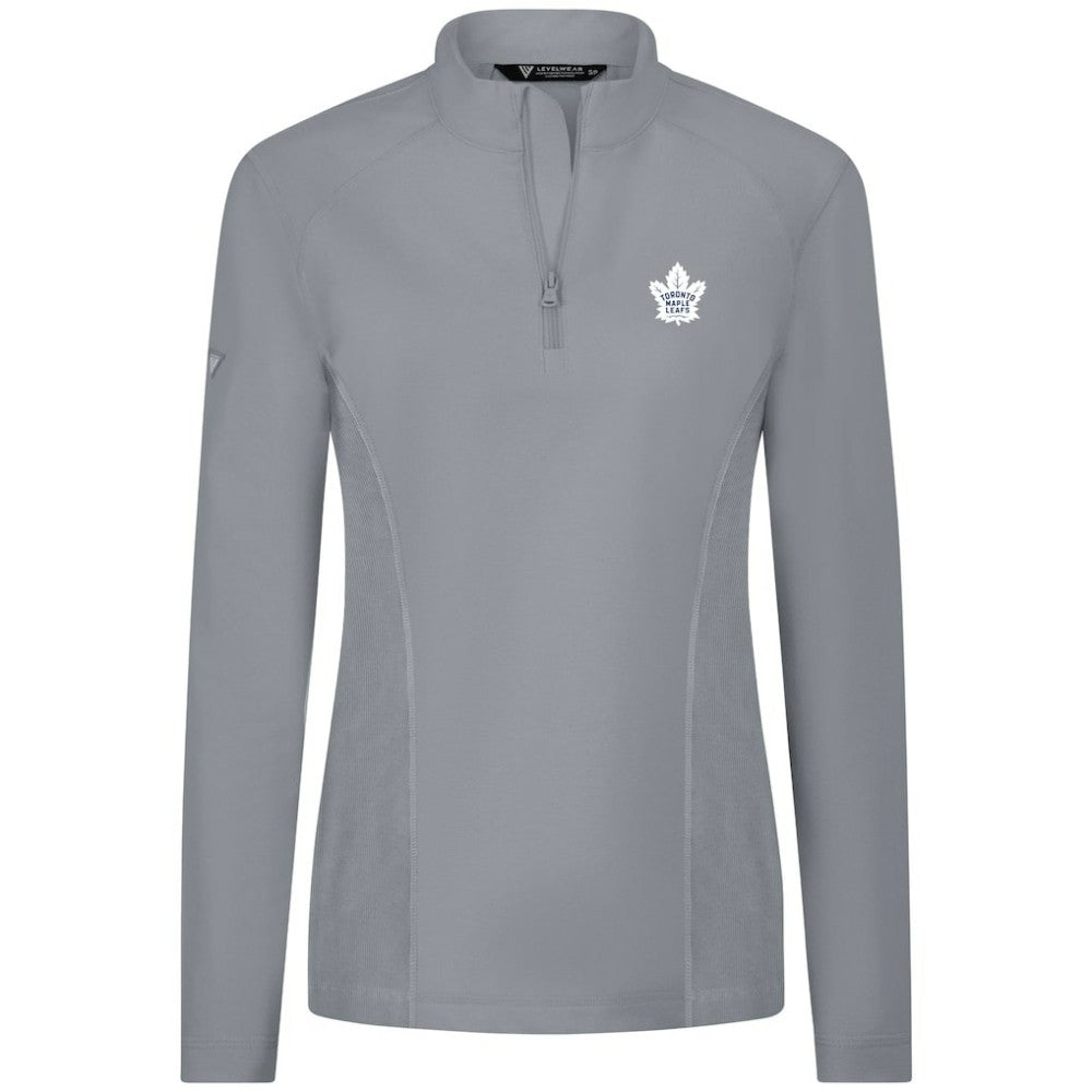 Toronto Maple Leafs Levelwear Women's Upright Quarter-Zip Pullover For Sale