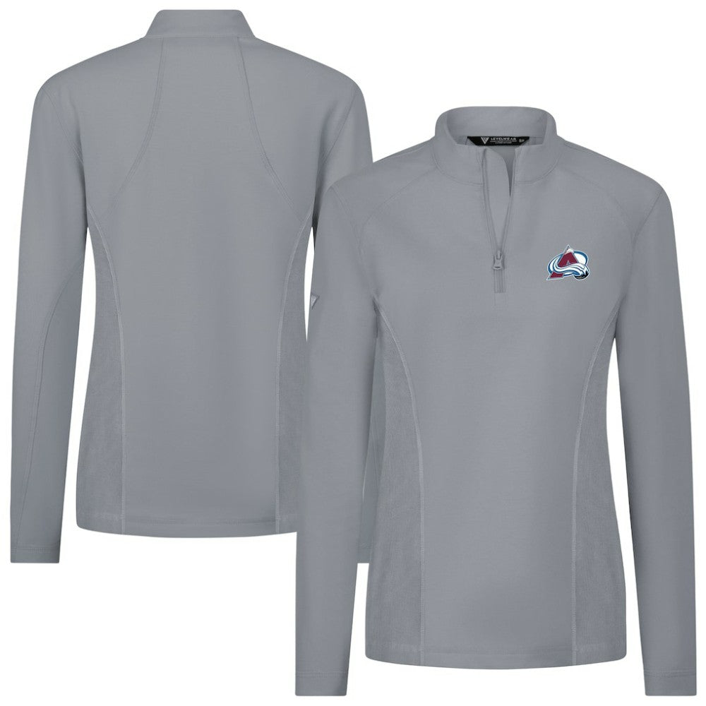 Colorado Avalanche Levelwear Women's Upright Quarter-Zip Pullover Online