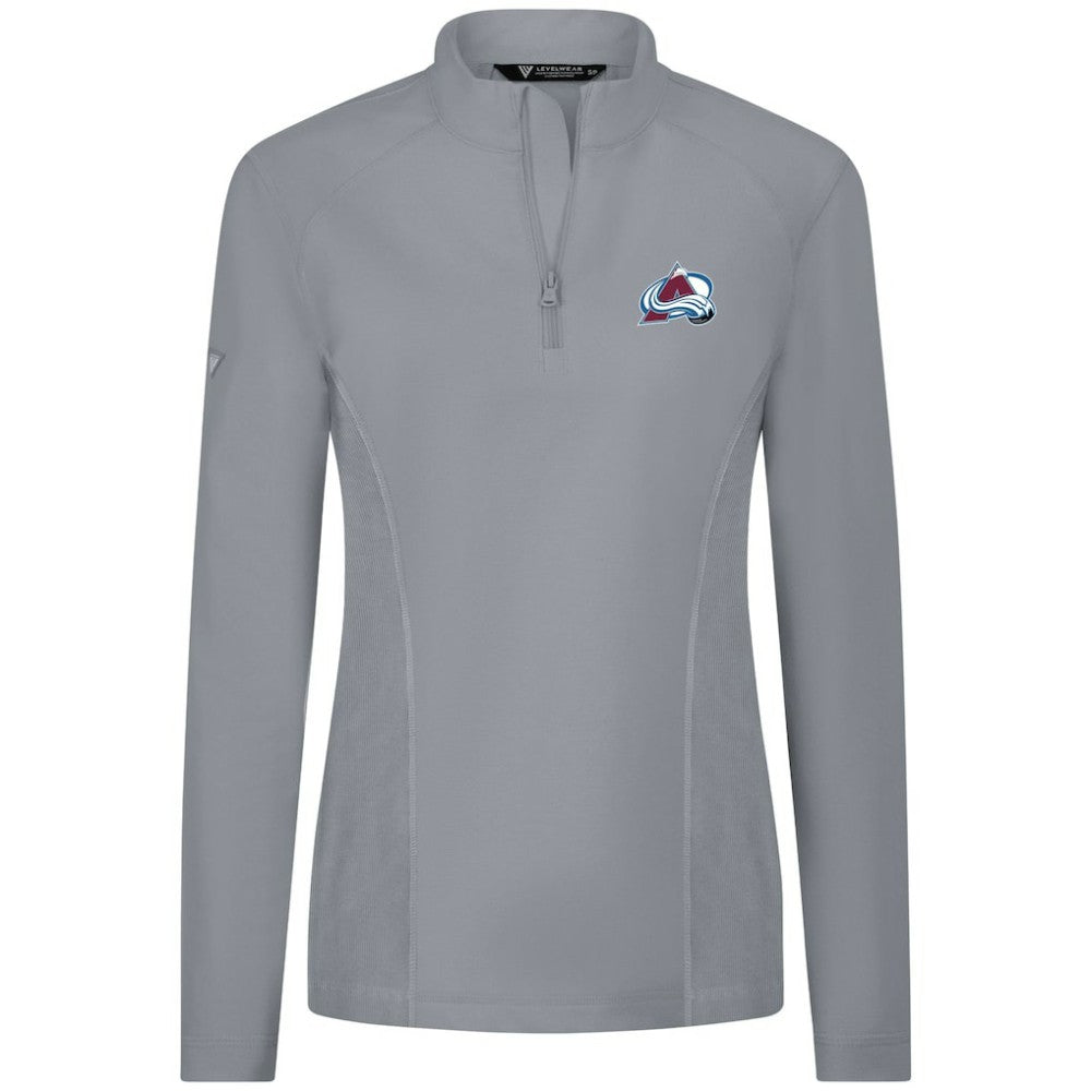 Colorado Avalanche Levelwear Women's Upright Quarter-Zip Pullover Online
